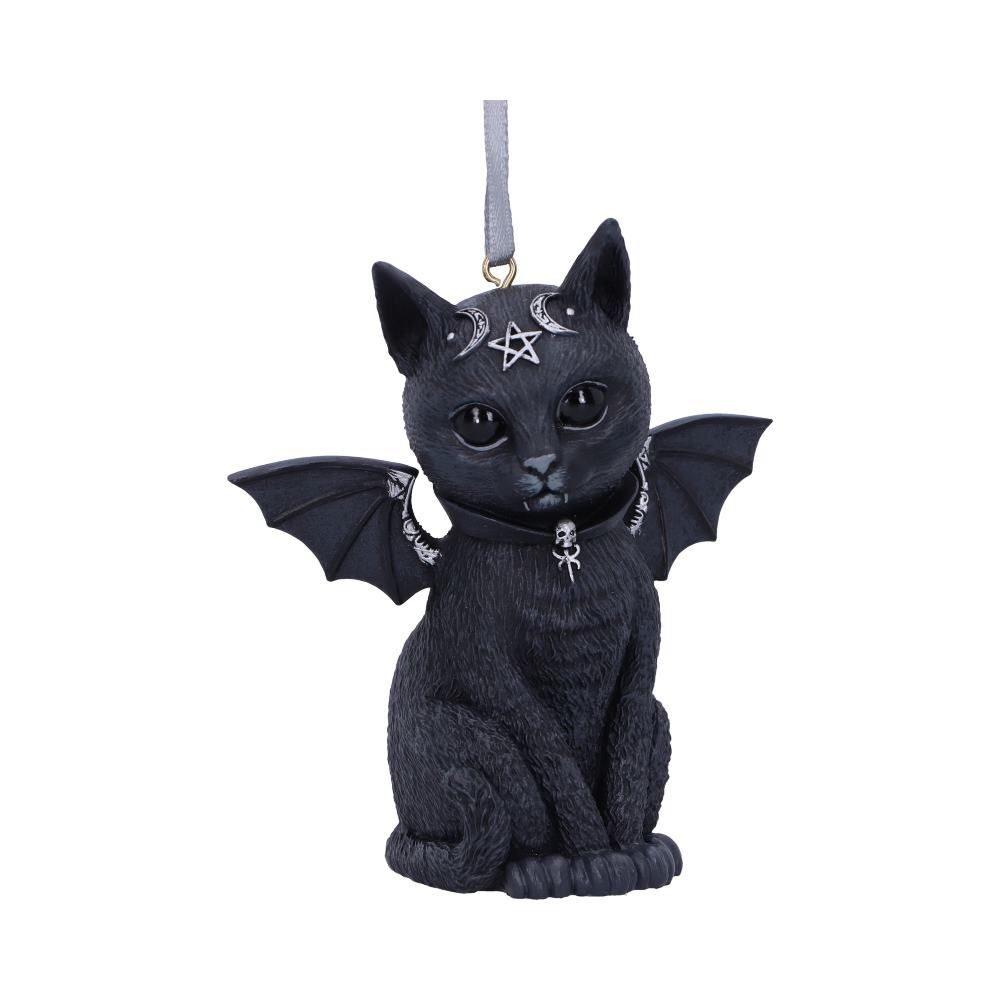 Nemesis Now - Malpuss Hanging Ornament Weihnachtskugel - Schwarz